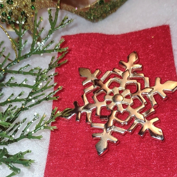 Snowflake Brooch - Picture 7 of 11